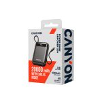 CANYON power bank OnPower 204 20000mah Black