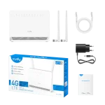 Безжичен рутер Cudy LT15E  WiFI6, 4G LTE, AX3000, 4x 10/100/1000, 6 антени