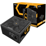 Super Flower Zillion FG Gold 1250W ATX 3.1, 80 Plus Gold, Fully Modular, Flat Black Cables, 120mm Fan, 140mmx150mmx86mm, 5 Year Warranty