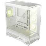 MSI MAG PANO 130R PZ WHITE, Mid-Tower, ATX(Back-connect supported)/M-ATX/ITX, 2x USB 3.2, 1x USB Type-C 20Gbs, 1x Audio/Mic, 4x 120mm ARGB Fans, Mesh Panel, Tempered Glass