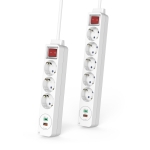 Разклонител USB-C/USB-A 3.4A, 3 гнезда, 2x USB, HAMA-223185