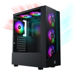 Xigmatek кутия Case ATX - Duke - 4 RGB Fans