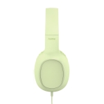 HAMA Слушалки с микрофон "Fun C", USB-C, водач за кабел от едната страна, зелени