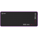 Lorgar Main 319, Gaming mouse pad, High-speed surface, Purple anti-slip rubber base, size: 900mm x 360mm x 3mm, weight 0.6kg