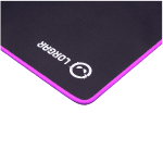 Lorgar Main 313, Gaming mouse pad, High-speed surface, Purple anti-slip rubber base, size: 360mm x 300mm x 3mm, weight 0.195kg