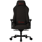 LORGAR Ace 422, Gaming chair, Anti-stain durable fabric, 1.8 mm metal frame, multiblock mechanism, 4D armrests, 5 Star aluminium base, Class-4 gas lift, 75mm PU casters, Black + red