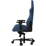 LORGAR Ace 422, Gaming chair, Anti-stain durable fabric, 1.8 mm metal frame, multiblock mechanism, 4D armrests, 5 Star aluminium base, Class-4 gas lift, 75mm PU casters, Blue