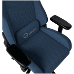 LORGAR Ace 422, Gaming chair, Anti-stain durable fabric, 1.8 mm metal frame, multiblock mechanism, 4D armrests, 5 Star aluminium base, Class-4 gas lift, 75mm PU casters, Blue