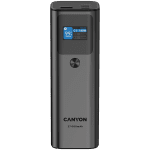 CANYON power bank PB-2010 TFT 27000 mAh 97.2Wh PD140W QC 3.0 Dark Grey