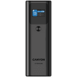 CANYON power bank PB-2010 TFT 27000 mAh 97.2Wh PD140W QC 3.0 Dark Grey