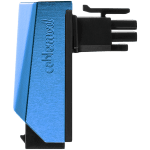 CableMod 12VHPWR 90 Degree Angled Adapter (Nvidia 4000 series) - Variant A - Blue