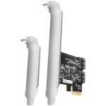 Axagon Two-channel SATA III PCI-Express controller with two internal SATA port outputs. Standard & Low profile.
