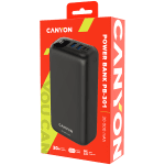 CANYON power bank PB-301 LED 30000 mAh PD 20W QC 3.0 Black