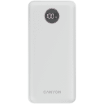 CANYON power bank PB-2002 LED 20000 mAh PD 20W QC 3.0 White