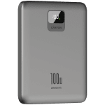CANYON power bank PB-2008 LED FLAT 20000 mAh PD100W QC3.0 Dark Grey