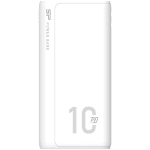Silicon Power QP15 10.000mAh PowerBank > 500 charging cycles 2x USB A Out, 1x Micro USB in + 1x USB C In/out, Li-Polymer, 10000mAh, Fast Charge, White