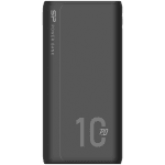 Silicon Power QP15 10.000mAh PowerBank > 500 charging cycles 2x USB A Out, 1x Micro USB in + 1x USB C In/out, Li-Polymer, 10000mAh, Fast Charge, Black
