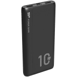 Silicon Power QP15 10.000mAh PowerBank > 500 charging cycles 2x USB A Out, 1x Micro USB in + 1x USB C In/out, Li-Polymer, 10000mAh, Fast Charge, Black