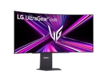 Монитор LG 45GX900A-B, 44.5" UltraGear OLED curved 21:9, 0.03ms, 240Hz, DWQHD (3440x1440), 275 cd/m2, 1500000:1, DCI-P3 98.5%, HDR 10. NVIDIA G-Sync, AMD FreeSYnc, VRR, USB Type-C, PD 65W, HDR 400, HDMI, DisplayPort, Speacer, DTS, PIP, PBP, Tilt, Height,