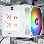 Thermalright охладител CPU Cooler Peerless Assassin 120 Digital A-RGB White - Dual-Tower - LGA1851/AM5