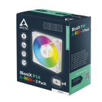 Комплект вентилатори ARCTIC BioniX P14 A-RGB PWM 140mm Daisy Chain - Бял