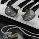 KZ професионални слушалки Hi-Fi In-Ear-Monitors - AS16 PRO - Mic, Black