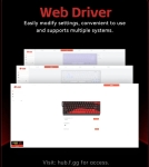 Madlions професионална геймърска механична клавиатура Professional Gaming Mechanical Keyboard MAD 60 HE Flagship V2 - 8K, Magnetic Amber Pro Switches - Black