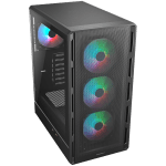 COUGAR AIRFACE PURE RGB PC Case, Mid Tower, Black