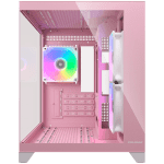 COUGAR FV150 Mini RGB PC Case, Mid tower, Pink
