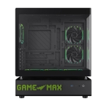 Gamemax кутия Case ATX - N90 BG - Addressable RGB, Modular Dual-Chamber