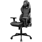 COUGAR Chair Hotrod Royal, Hyper-Dura leatherette, Micro suede-like texture, 150º Reclining, Piston Lift Height Adjustment, RocX, 4D Adjustable Armrest,Plus-Size Wheels, Class 4 Gas Lift Cylinder,