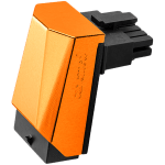 CableMod 12VHPWR 90 Degree Angled Adapter (Nvidia 4000 series) - Variant A - Orange