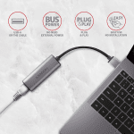 Axagon ADE-25R SUPERSPEED USB-A 2.5 GIGABIT ETHERNETCompact aluminum USB-A 3.2 Gen 1 2.5 Gigabit Ethernet 10/100/1000/2500 Mbit adapter with automatic installation.
