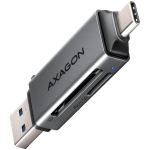 Axagon CRE-DAC External, Type-C+Type-A 2-slot SD/microSD