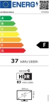 Монитор LG 37G800A-B, 36.5" UltraGear VA Curved, 1ms (GtG), 165Hz, 4000:1, 400cd/m2, 4K UHD (3840x2160), FreeSync, DAS, VRR, HDR 10, DCI-P3 95%, USB-C (PD 65W), AI, HDMI, DisplayPort, Speacers 5W x 2, Height Adjustable,Tilt, Swivel, Black