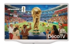 Телевизор Hisense 32" S5Q, Full HD 1920x1080, QLED, 220 nits, HDR, HLG, DTS HD, Light Sensor, Dolby Audio, Smart TV, WiFi, WiFi Direct, 2xHDMI, 2xUSB, LAN, CI+, DVB-T2/C/S2, White