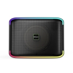 Тонколони HiFuture Event Horizon Black, 3-Way Speaker System, 100W Output, Built-in DynaBoost Bass Technology, Built-in DC12V Non-Stop Playing Power Socket, Enable Karaoke Dancing Light, Up to 8 Hours Playtime, Bluetooth 5.3, Pair to Play (TWS Mode)