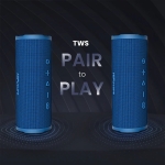 Тонколони HiFuture Ripple Blue, 2-Way Speaker System, 20W*1+10W*1, IPX7 Waterproof, Up to 12 Hours Playtime, Bluetooth 5.3, Pair to Play (TWS Mode)