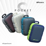 Тонколони HiFuture Pocket S Grey,  Bluetooth 5.4, IPX7 Waterproof, 5W Output, Pair to Play (TWS Mode), Up to 8 Hours Playtime, Support Clip for Wear, Support Magnetic