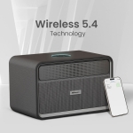 Тонколони HiFuture Passion X Black, 100W Output (Max.Power), Built-in Powerful DSP with DynaBoost Technology, Crafted Wood Cabin, Wireless 5.4, Two-Way Full Range Speaker System, Built-in 8000mAh High-Performance Battery System, Pair to Stereo Sound Syste