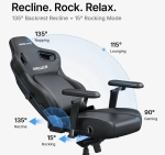 Anda Seat геймърски стол Gaming Chair Kaiser 4 V2 - Fabric Dark Grey