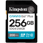 KINGSTON 256GB SDXC Canvas Go Plus Gen4 200MB/s C10 UHS-I U3 V30