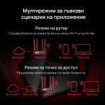 Безжичен 2-лентов Gigabit рутер Mercusys MR30G AC1200