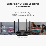 Безжичен Рутер Mercusys MB235-4G 4G+ Cat6 AC1200 Dual Band Gigabit