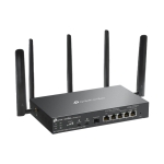 Гигабитен VPN рутер TP-Link Omada 4G+ Cat6 ER706WP-4G AX3000 4-портов PoE+