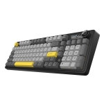 Ajazz геймърска механична клавиатура Wireless Gaming Mechanical Keyboard AK980 V2 - Gift Switch [Linear] (English US), Black, Gray