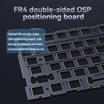 Ajazz геймърска механична клавиатура Wireless Gaming Mechanical Keyboard AK980 V2 - Gift Switch [Linear] (English US), Black, Gray