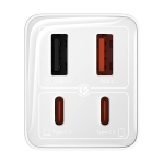 Зарядно устройство Baseus GAN6 Pro, 2xUSB-C + 2xUSB, 65W P10162701213-00 - бяло