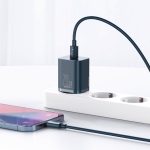 Зарядно устройство Baseus Super Si QC USB-C, 20W CCSUP-B03 - синьо