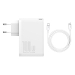 Зарядно устройство Baseus GaN2 Pro 2x USB Type-C / 2x USB 100W CCGAN2P-L02 - бял